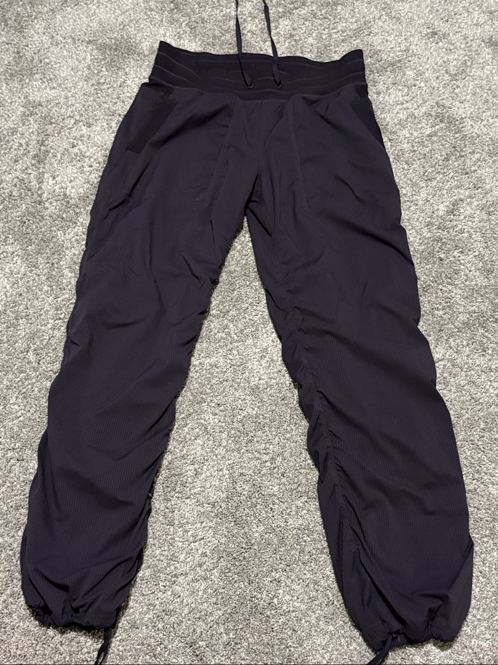 Lululemon Dance Studio lll lined pants size 10 purple preowned yoga workout